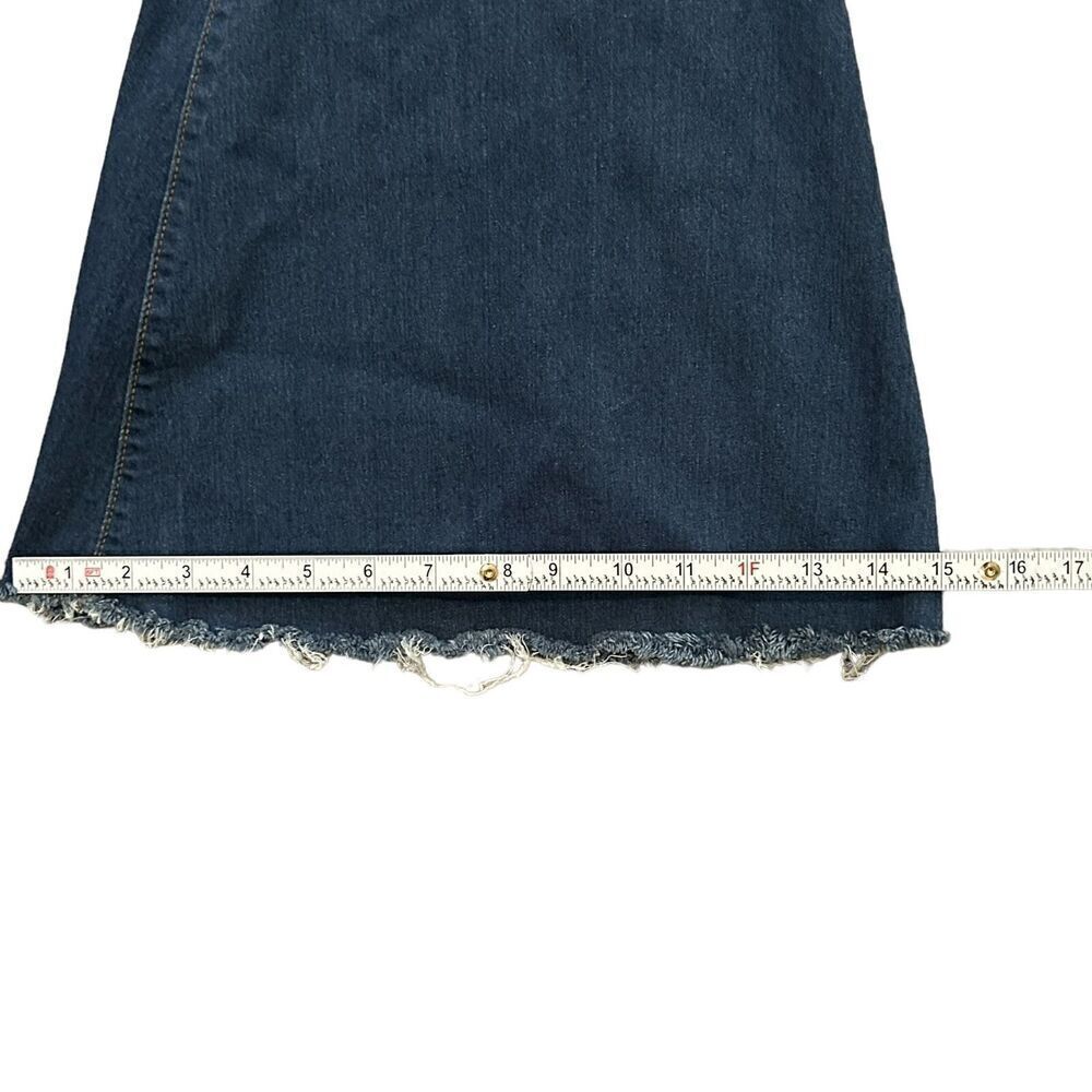 Dior Carter Women's Bell 15" Bottom Flare Distressed Jeans, Size 25 #J4-1581 - Picture 11 of 12